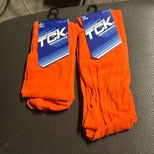 Orange softball/baseball socks they are the thin ones